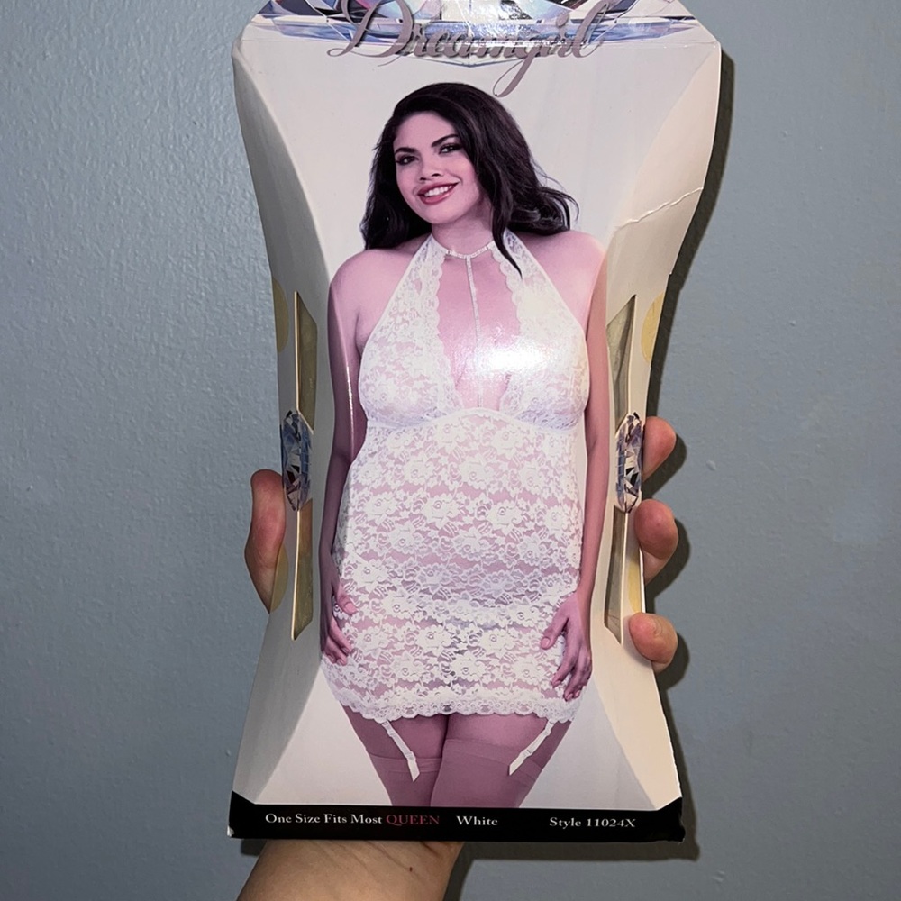 NEW halter garter slip